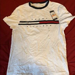 Boys White Tommy Hilfiger T-shirt